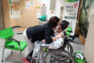 세종요양병원 14병동 접촉면회 및 비접촉면회 (9/23)